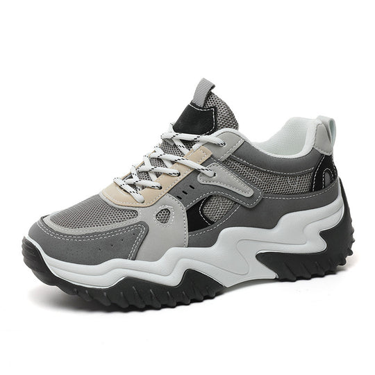 Damen Sportliche Sneakers mit atmungsaktiver Netzstruktur und griffiger Sohle EB