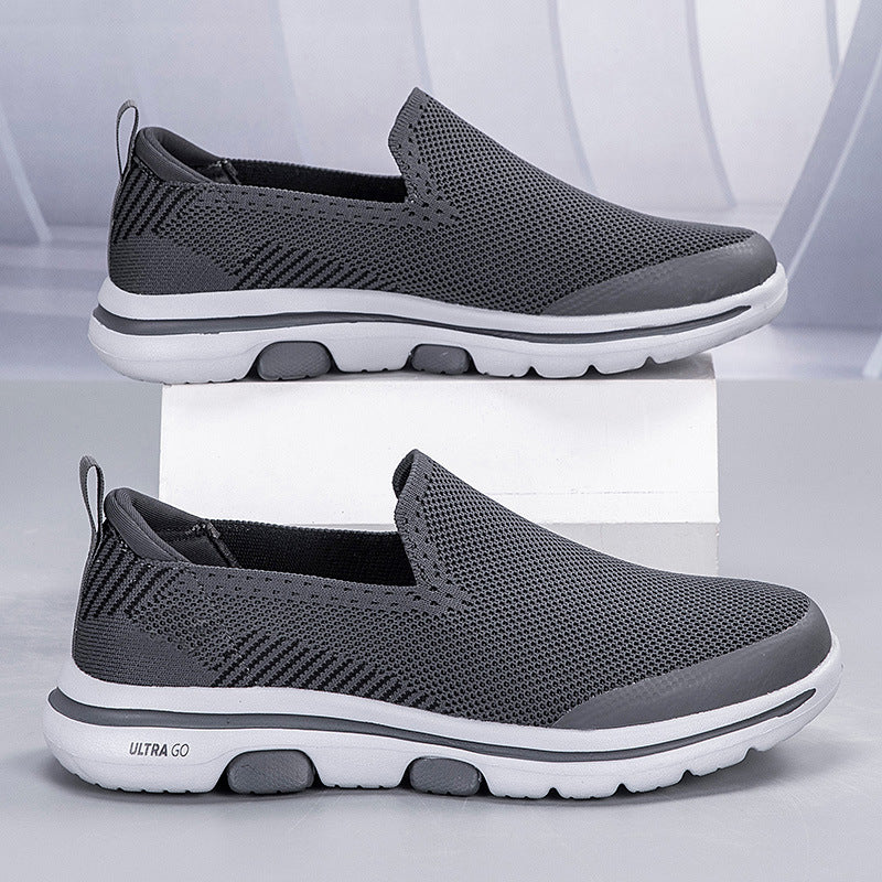 Damen Atmungsaktive Slip-On Sneakers mit elastischem Aufbau EB