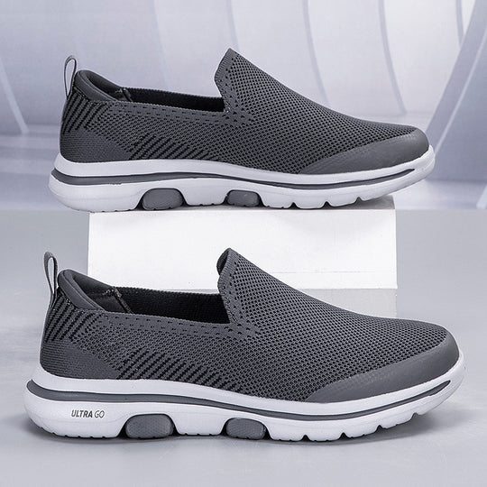 Damen Atmungsaktive Slip-On Sneakers mit elastischem Aufbau EB