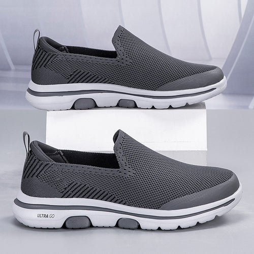 Damen Atmungsaktive Slip-On Sneakers mit elastischem Aufbau EB