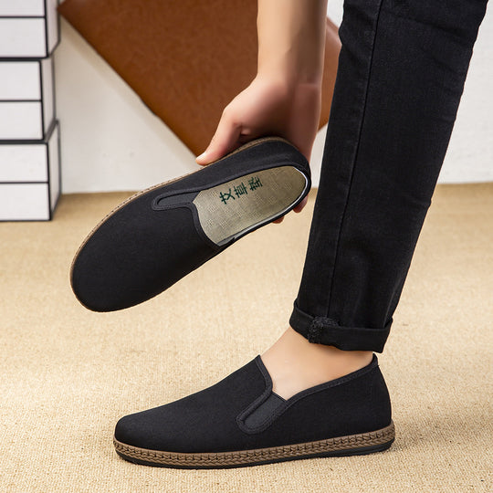 Damen klassische Slip-On Slipper aus elastischem Material EB