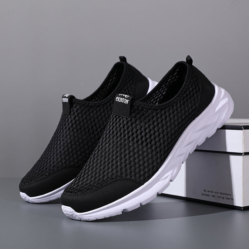 Damen Atmungsaktive Slip-On Sportschuhe mit elastischem Einschlupf EB