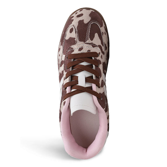 Damen Sportliche Sneakers im trendigen Mustermix EB
