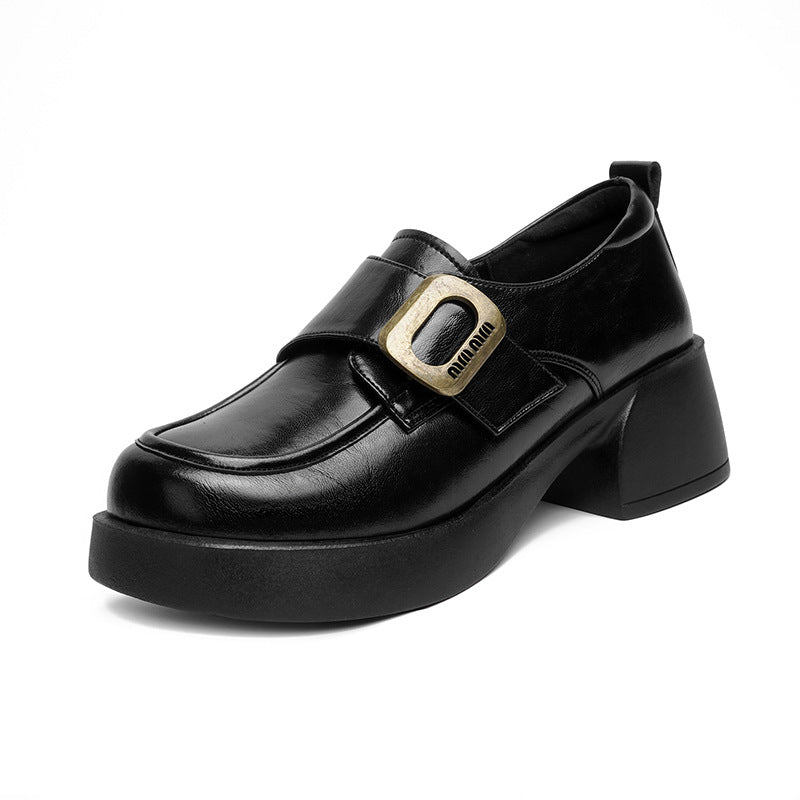 Damen Modische Sling-Pumps mit trendiger Schnallenverzierung und komfortablem Blockabsatz EB