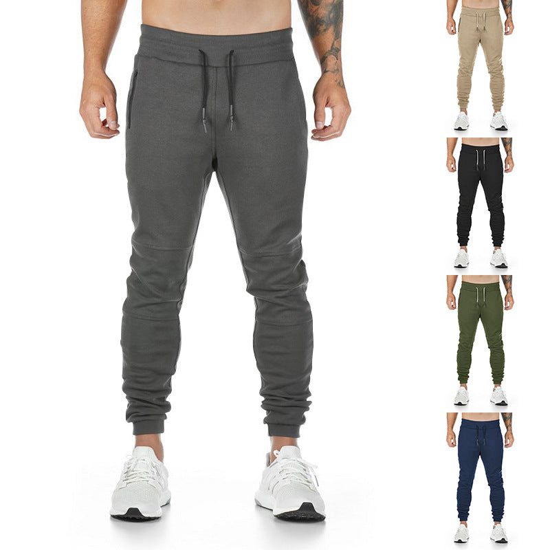 Herren Tapered-Sweat-Jogger mit Knie‑Paneel, verdeckten Reißverschlusstaschen & Komfortbund EB
