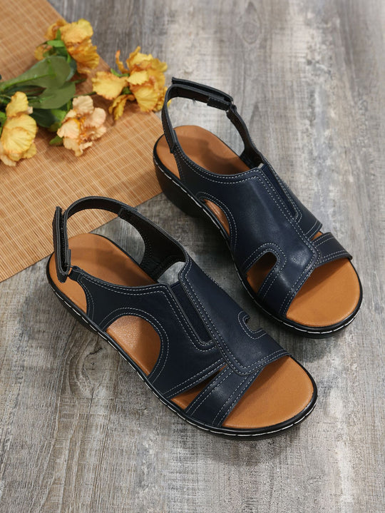 Damen Bequeme Sandalen mit anatomischer Fußbettung EB
