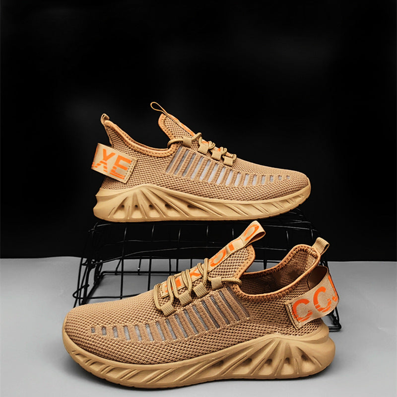 Damen Sportliche Strick-Sneakers mit Flexiblem Dämpfungssystem EB