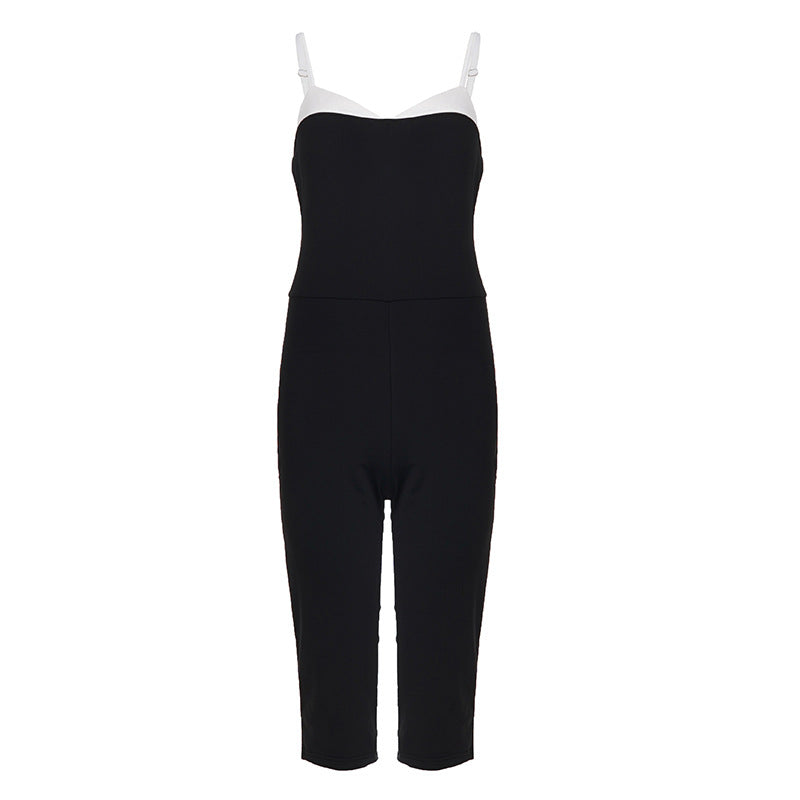 Damen eleganter Overall mit Büstenlage und verstellbaren Trägern EB