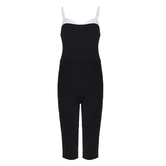 Damen eleganter Overall mit Büstenlage und verstellbaren Trägern EB