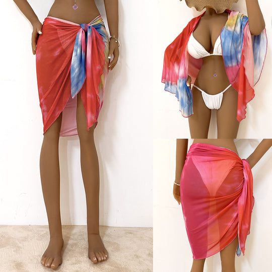 Damen luftiger Strandkimono aus leichtem Material EB