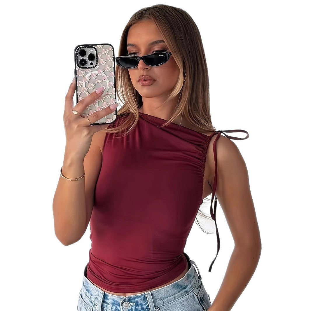 Damen asymmetrisches Oberteil EB