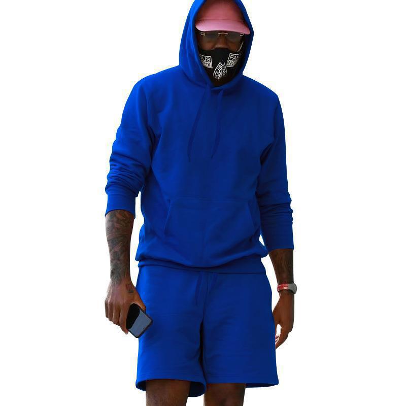 EB Herren Hoodie-Shorts-Set mit Kängurutasche
