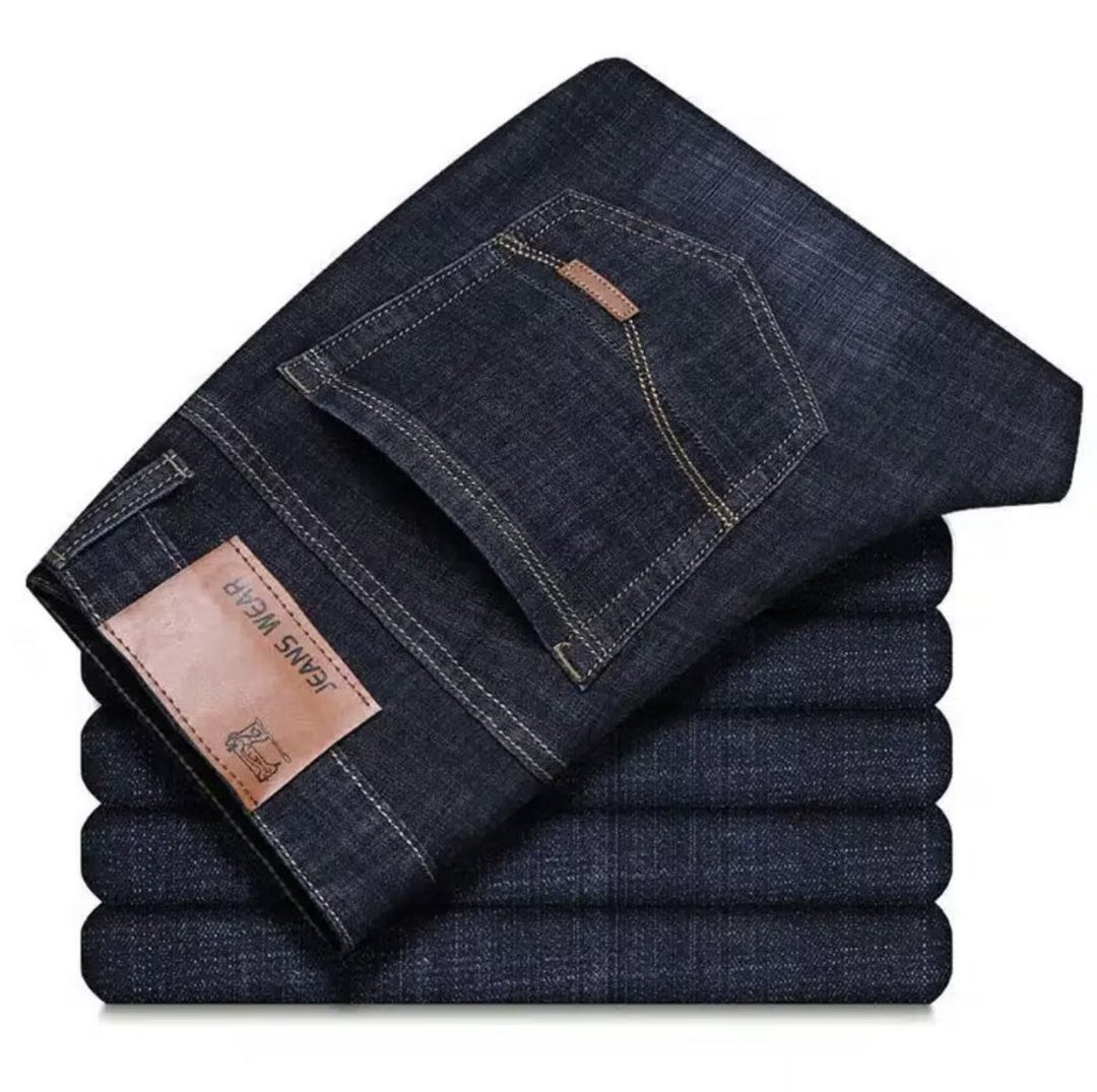 Herren Slim Fit Jeans mit flexiblem Bund und modernen Details EB