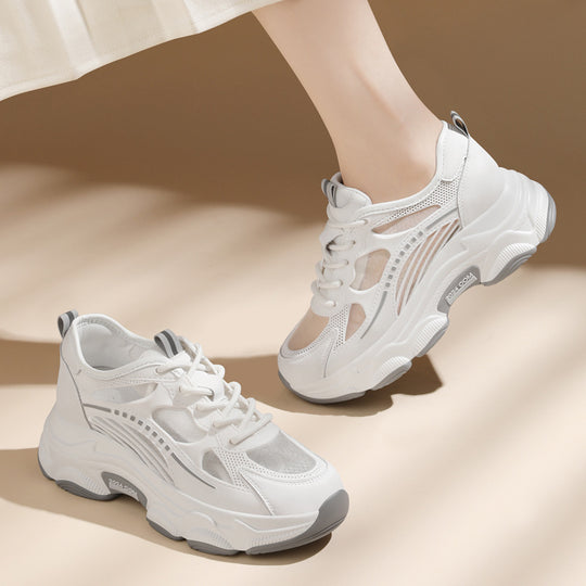 Damen Sportliche und atmungsaktive Sneakers mit dämpfenden Eigenschaften EB