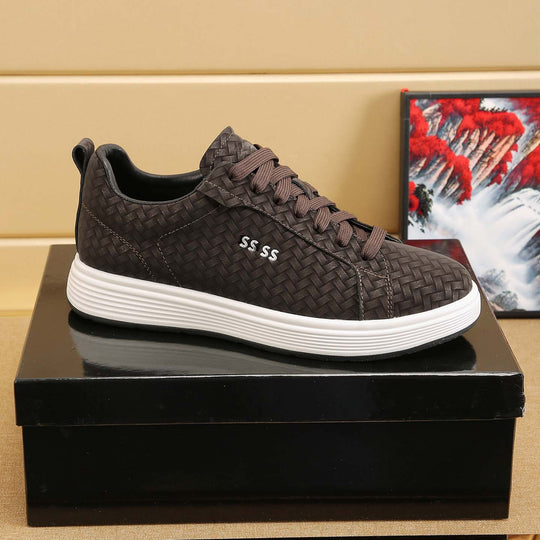 Damen Sneakers mit geflochtenem Obermaterial und rutschfester Sohle EB