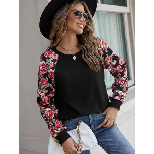 EB | Sweatshirt Weicher Strick Lässiger Stil