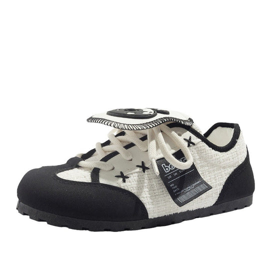 Damen Sportliche Sneaker mit atmungsaktiver Gewebestruktur und rutschfester Sohle EB