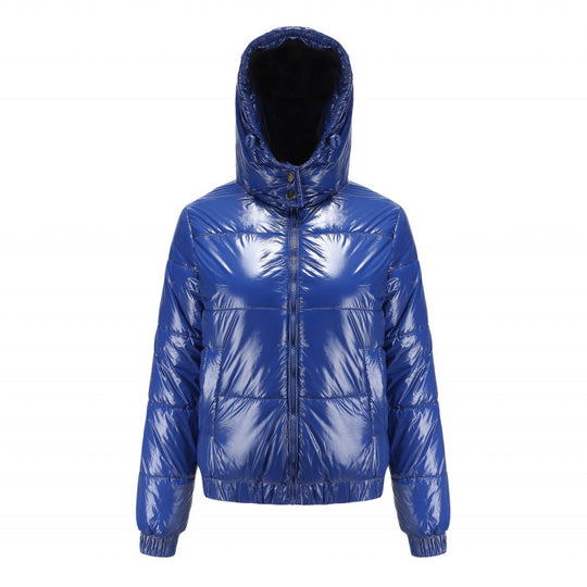 Damen glänzende Winterjacke EB