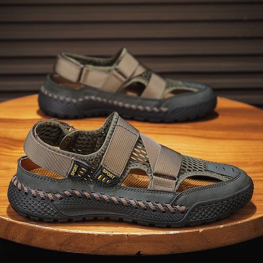 Damen Sport Sandalen mit atmungsaktivem Mesh und verstellbaren Riemen EB