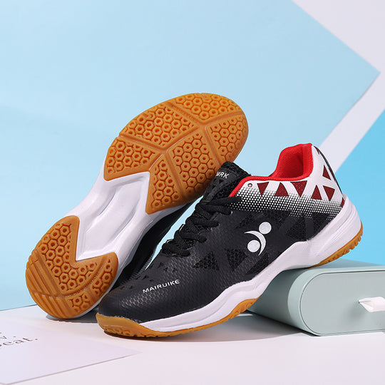 Unisex Indoor-Court-Sneaker mit griffiger nicht abfärbender Gummisohle und verstärkter Zehenkappe EB