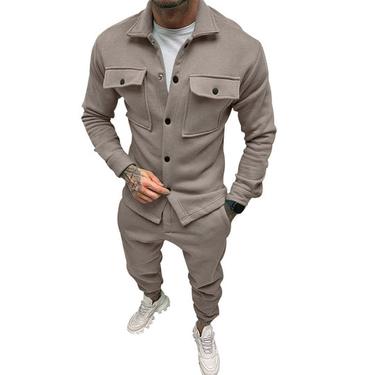 Herren Freizeit-Anzug mit praktischem Schnitt und Taschen EB