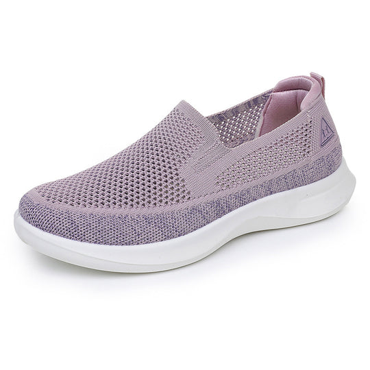 Damen Atmungsaktive Slip-On Sneakers mit flexiblem Komfort EB