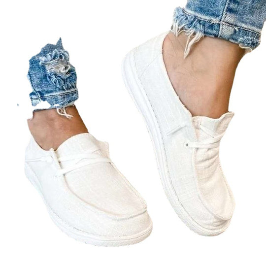 Damen trendige Mokassin Sneakers mit modischem Leopardenmuster EB