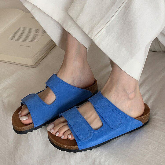 Damen Komfortable Clogs mit verstellbarem Riemchen EB