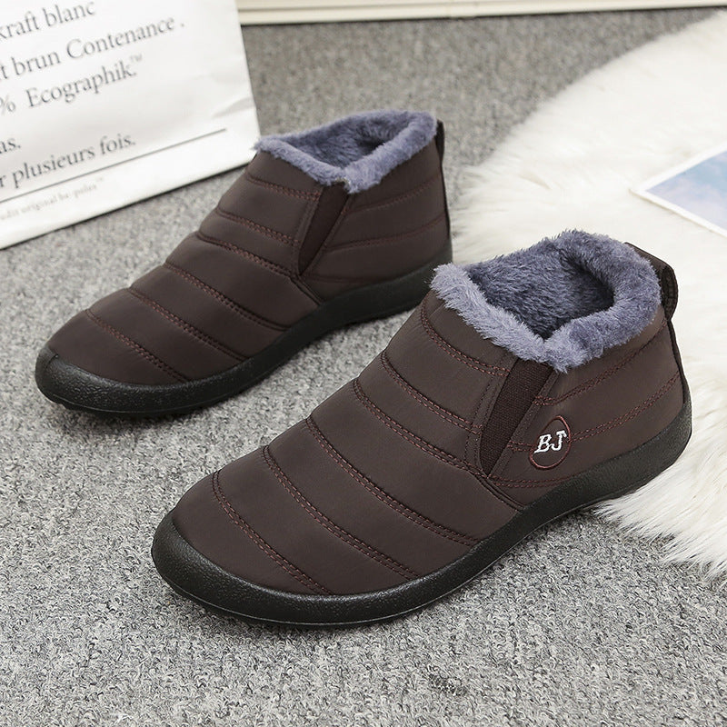Damen gefütterte Freizeit-Stiefeletten mit rutschfester Sohle und praktischem Reißverschluss EB