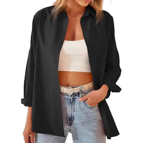 Damen lässige Hemdbluse EB