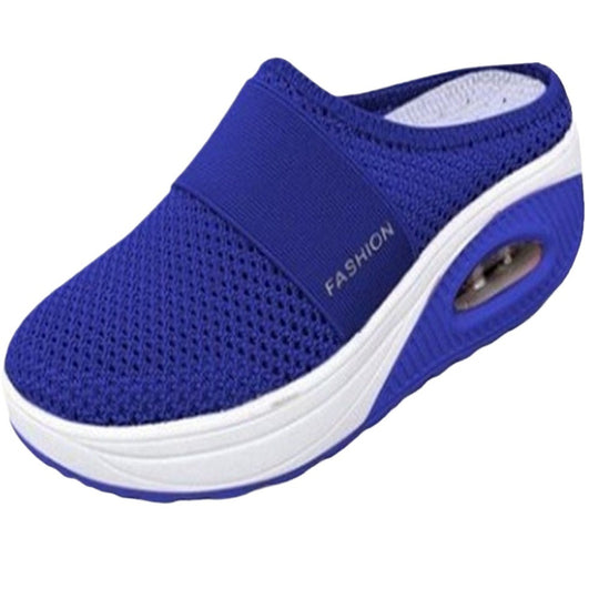 Damen Komfortable Wellness-Mules mit atmungsaktiver Mesh-Oberfläche EB
