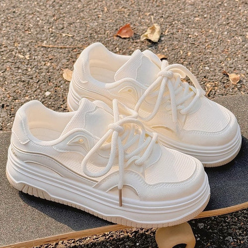 Damen Komfort-Sneaker mit innovativem Sohlendesign und atmungsaktiven Einsätzen EB