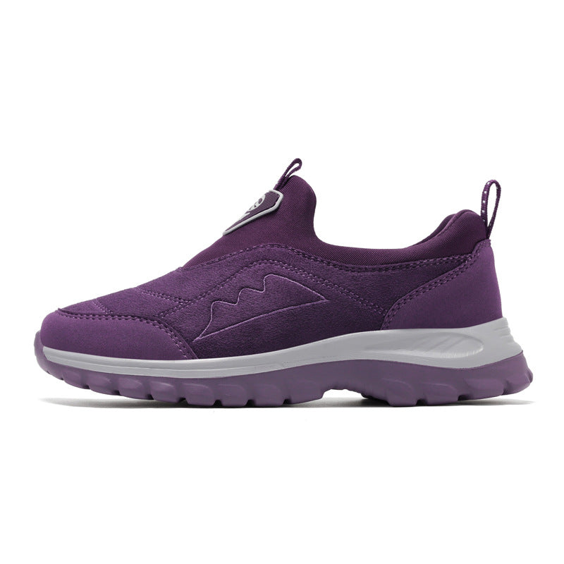 Damen Leichte und flexible Sport-Sneaker mit elastischem Einstieg EB