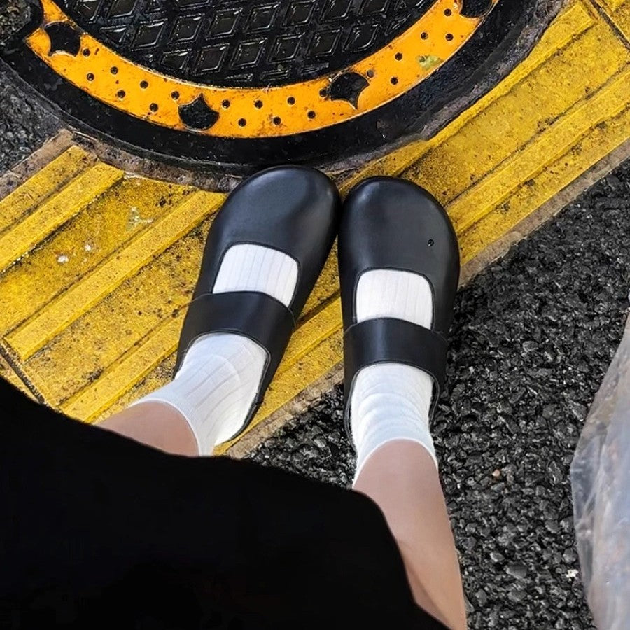 Damen Mokassins mit verstellbarem Riemen und weichem Innenfutter EB