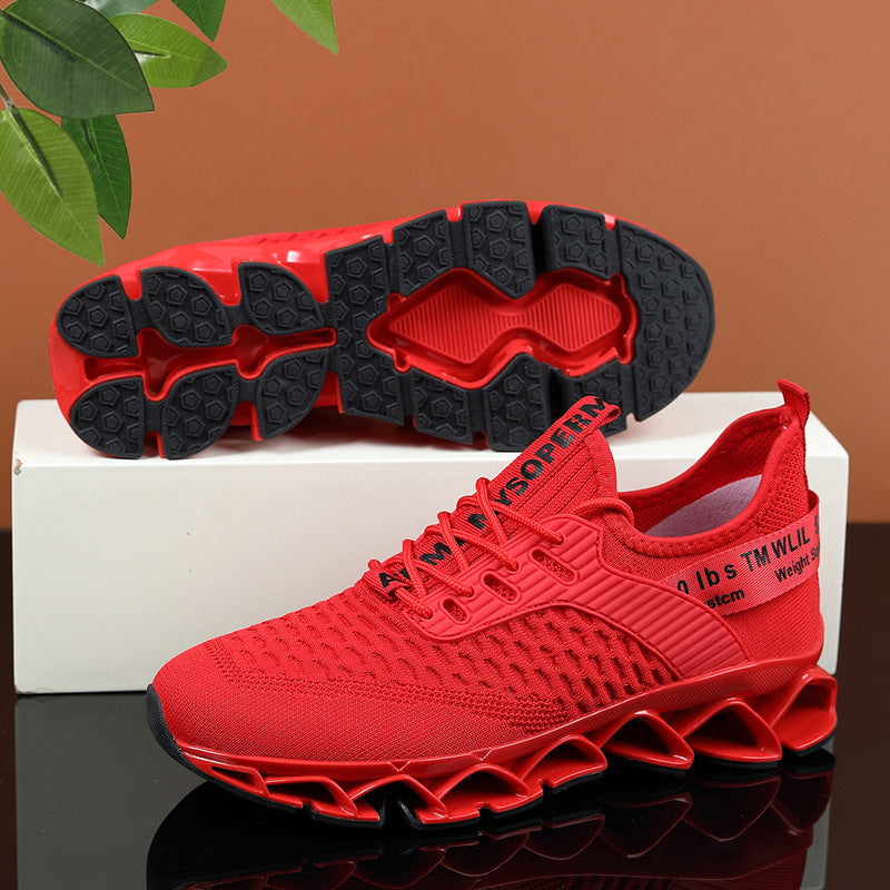 Damen Sportliche Dämpfungs-Sneaker mit atmungsaktivem Obermaterial EB