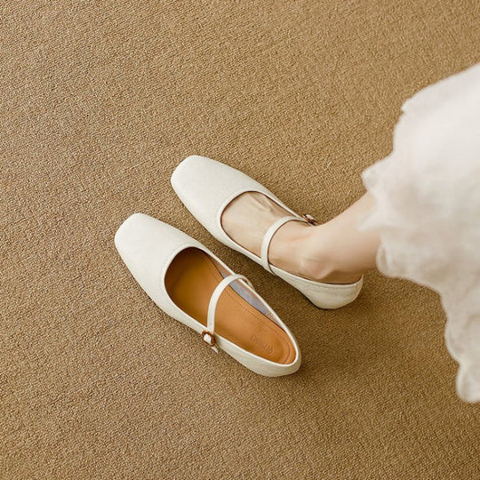 Damen Ballerinas mit modischem Riemchen EB