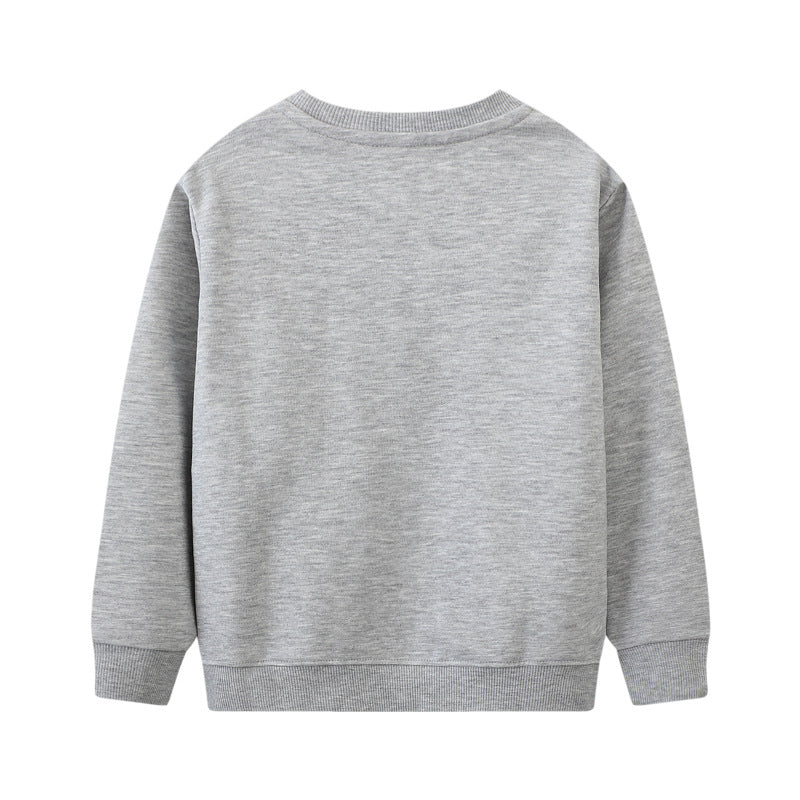 Jungen Sweatshirt mit kreativem Baukran-Design EB