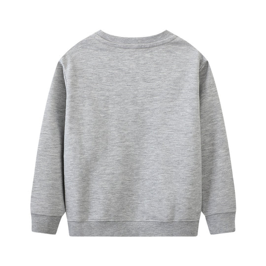 Jungen Sweatshirt mit kreativem Baukran-Design EB