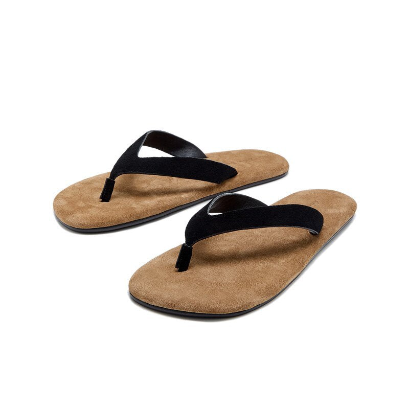 Damen Zehentrenner-Sandalen mit ergonomischem Fußbett und schmalem Riemendesign EB