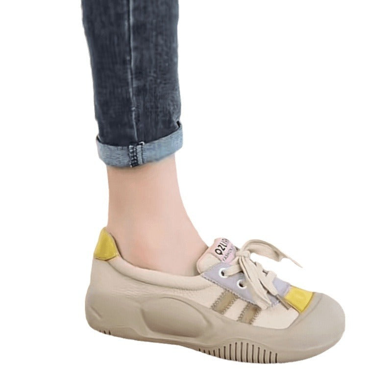 Damen Sportliche Sneaker mit modischem Schnür-Design EB