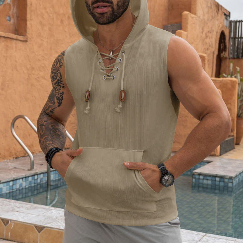 Herren Kapuzen-Workout-Shirt EB