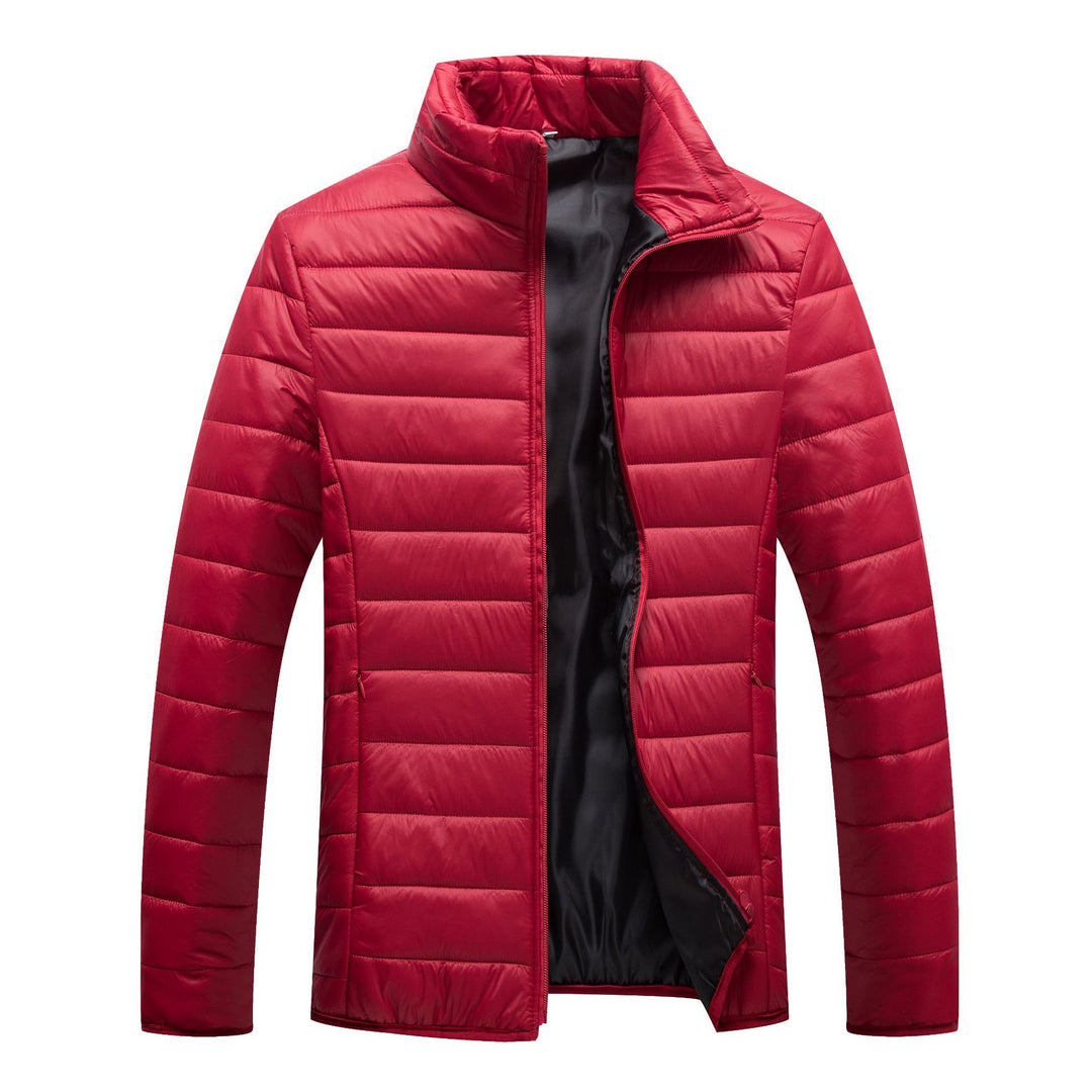 Herren Steppjacke mit hochgeschlossenem Kragen und wärmender Füllung EB
