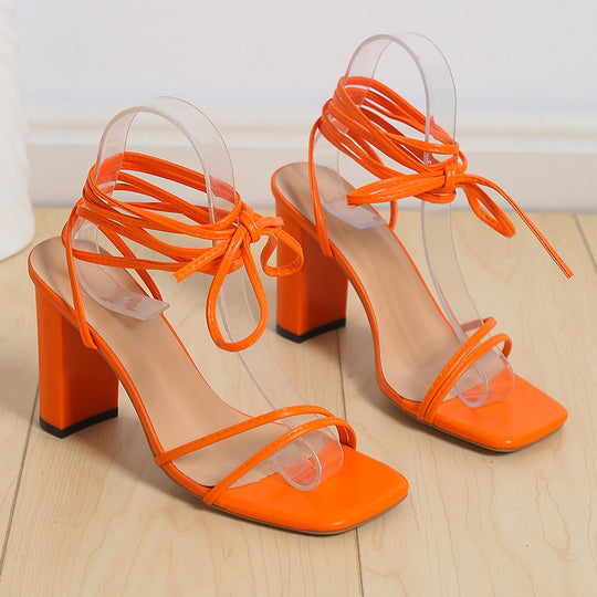 Damen Transparente High Heels EB