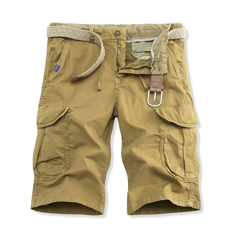 Herren vielseitige Cargo-Shorts mit verstellbarem Gürtel EB