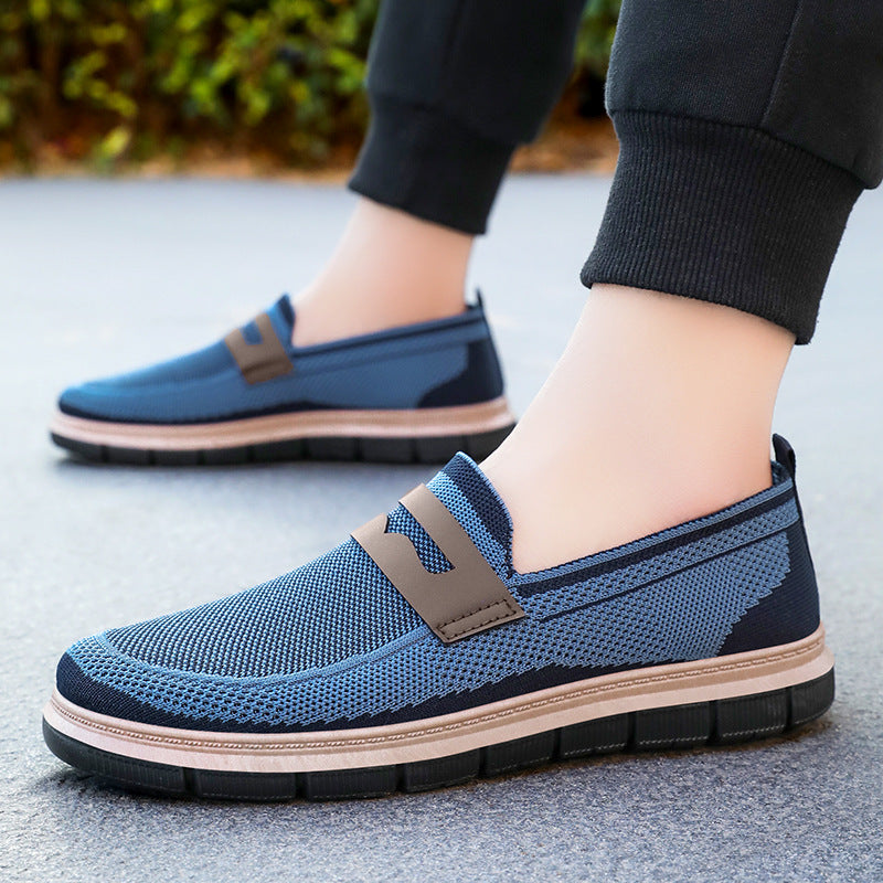 Damen Komfortable und atmungsaktive Slip-On Schuhe mit flexibler Sohle EB