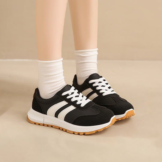 Damen Sportliche Sneakers mit atmungsaktiver Laufsohle EB