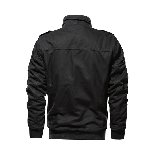 Herren Winterjacke mit funktionalen Taschen und warmem Futter EB