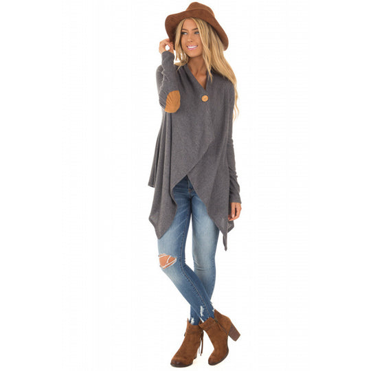 Damen Wickeljacke mit asymmetrischem Schnitt akzenten EB