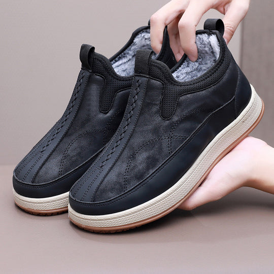 Damen Bequeme Winter-Slipper aus imitat mit warmem Innenfutter EB