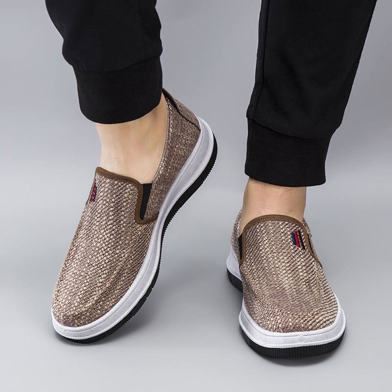 Damen Gemütliche Slip-On Schuhe mit atmungsaktiver Oberflächenstruktur EB